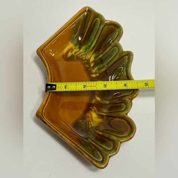 Vintage California Pottery Brown Green Drip Glaze Side Dishes Or Bowls L-58 MINT - Picture 11 of 11